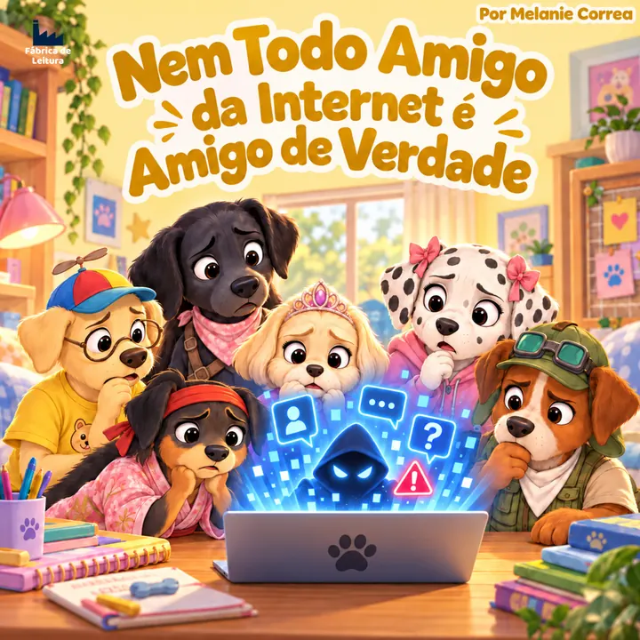 Capa de Nem todo amigo da internet é amigo de verdade